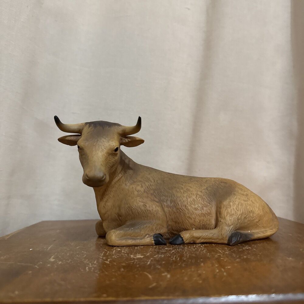 Kirkland Signature Nativity Replacement Porcelain Sitting Bull Ox Cow 75177
